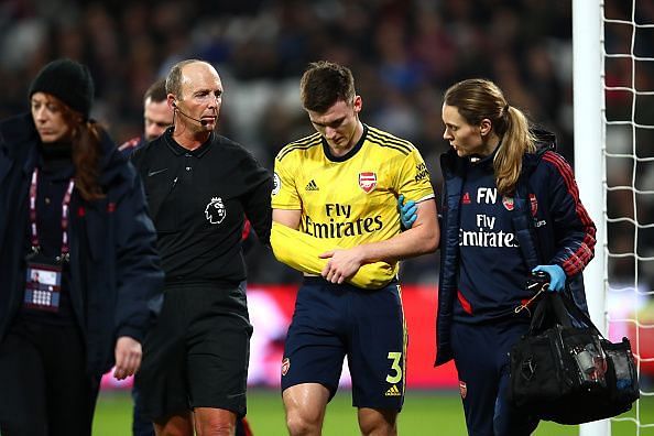 Tierney pulled up with a shoulder injury